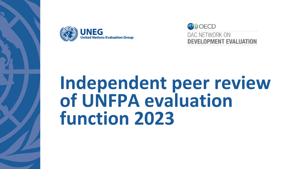 Independent peer review of UNFPA evaluation function 2023