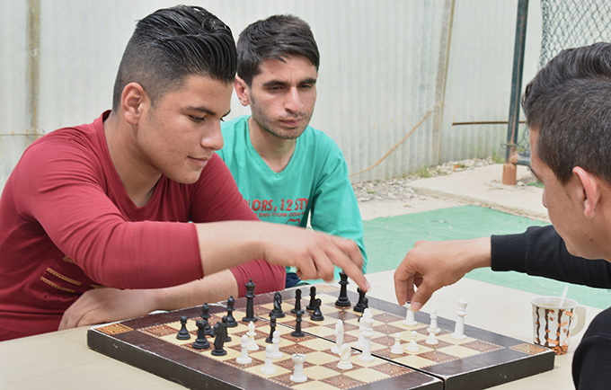 Sport improves confidence and builds community, say youth leaders.© UNFPA Iraq