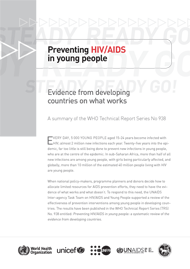 Preventing HIV/AIDS in Young People