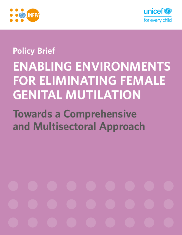 Policy Brief: Enabling Environments for Eliminating Female Genital Mutilation