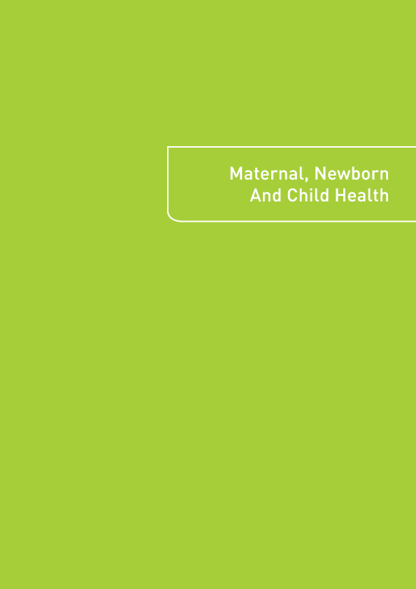 Maternal, Newborn and Child Health