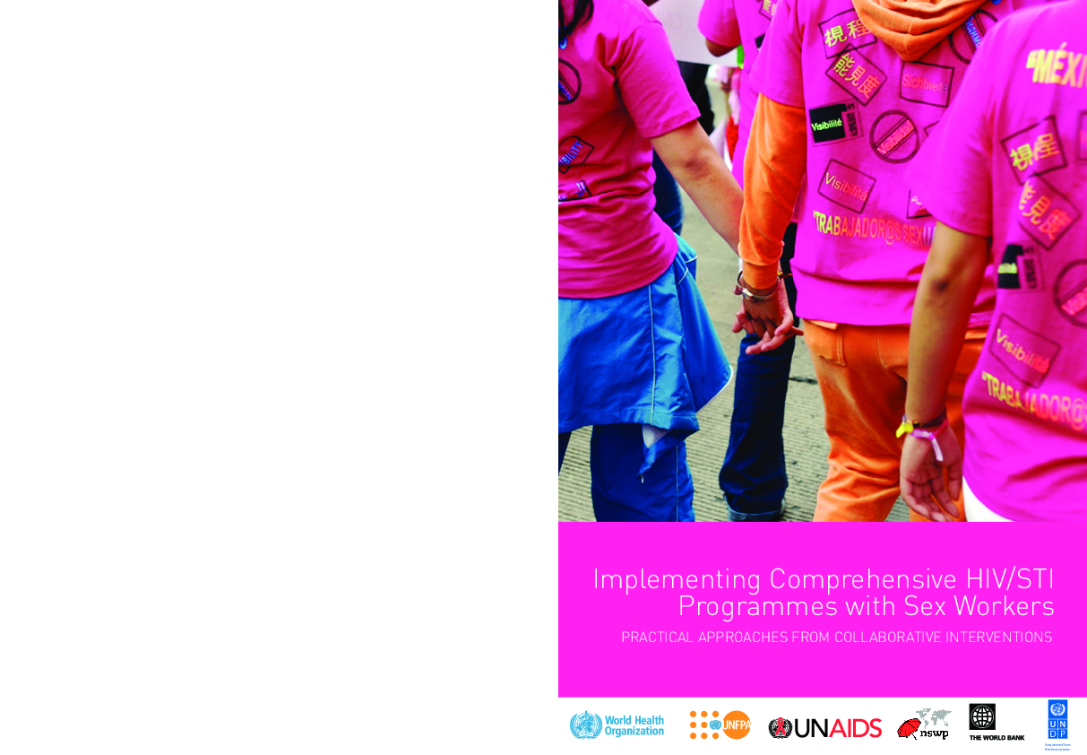 Implementing comprehensive HIV/STI programmes with sex workers: Practical approaches from collaborative interventions