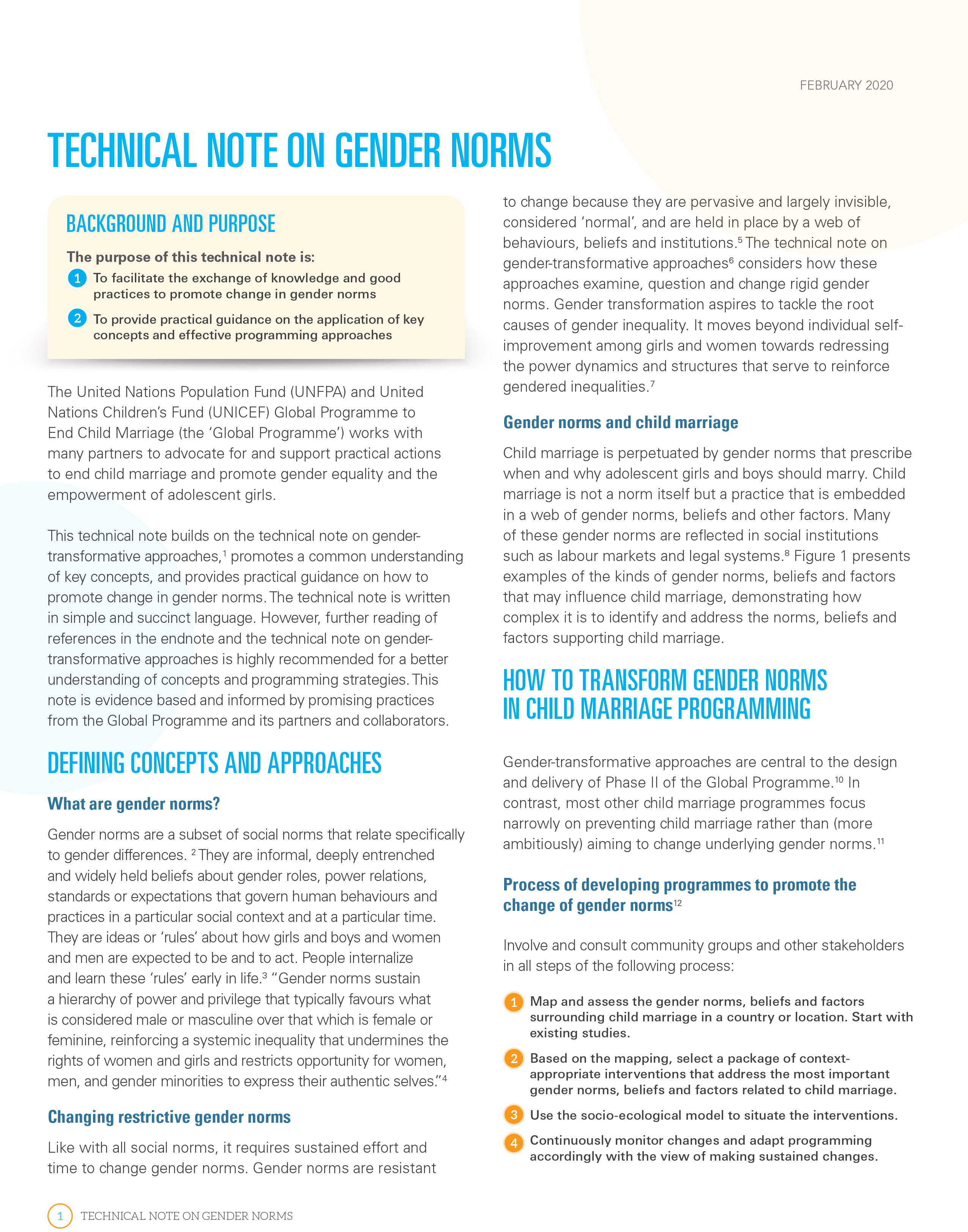 Technical Note on Gender Norms