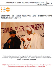 Overview of Inter-religious and Intercultural Activities