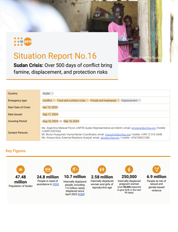 Sudan Situation Report #16 - September 2024