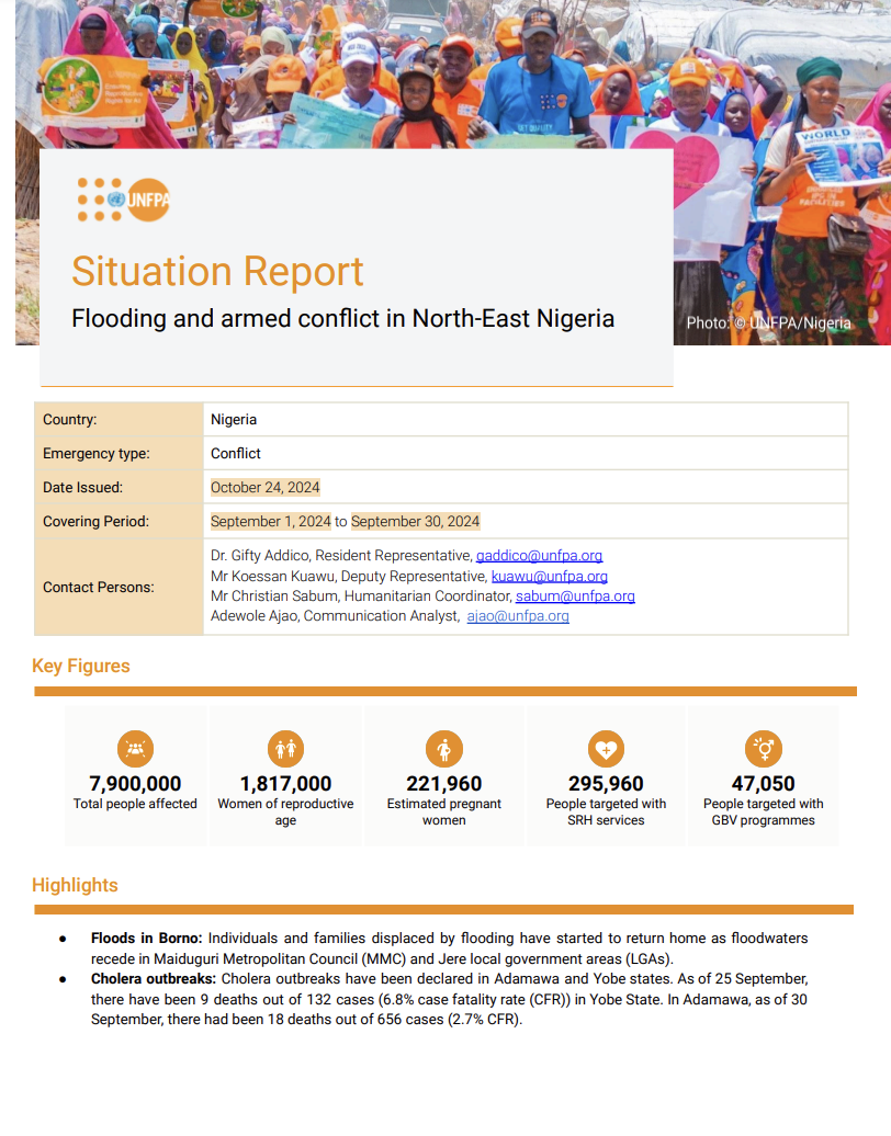 Nigeria Situation Report #2 - September 2024