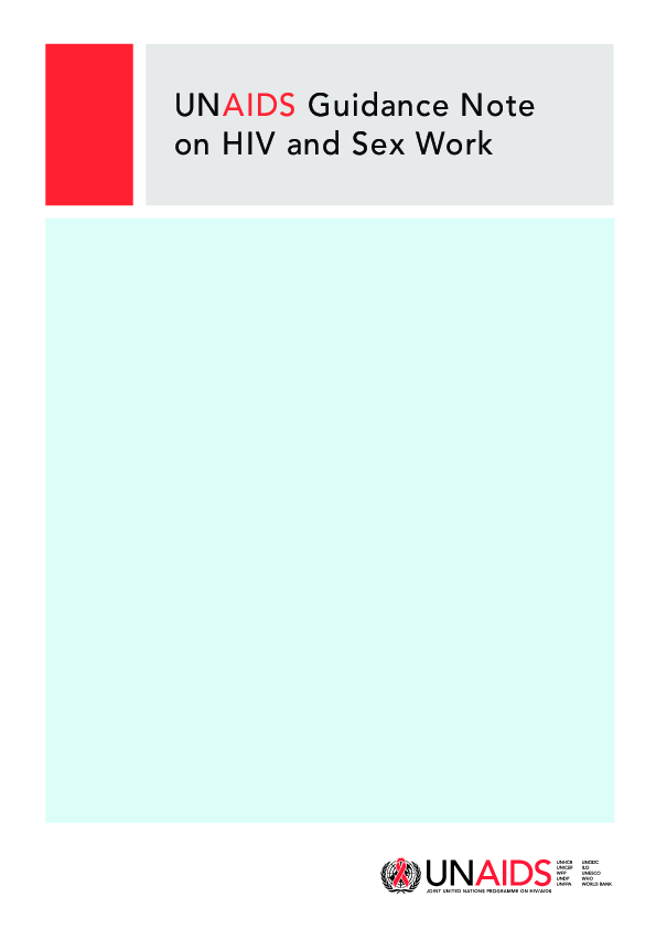 UNAIDS Guidance Note  on HIV and Sex Work