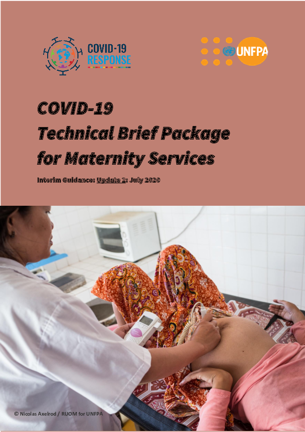 COVID-19 Technical Brief for Maternity Services