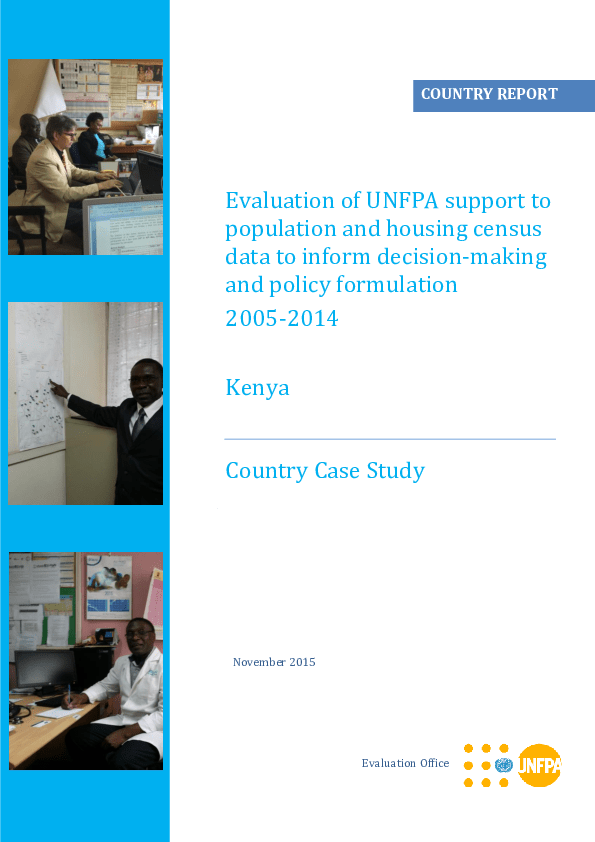 Evaluation of UNFPA support to population and housing census data to inform decision-making and policy formulation