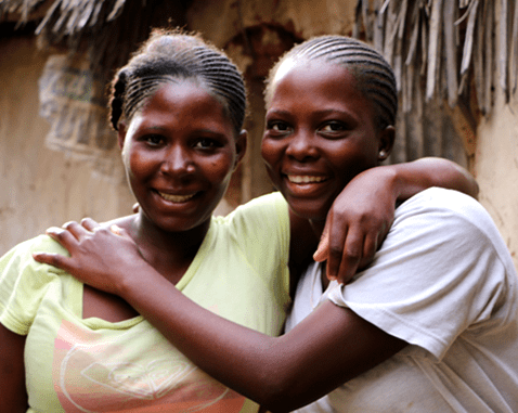 Two young women