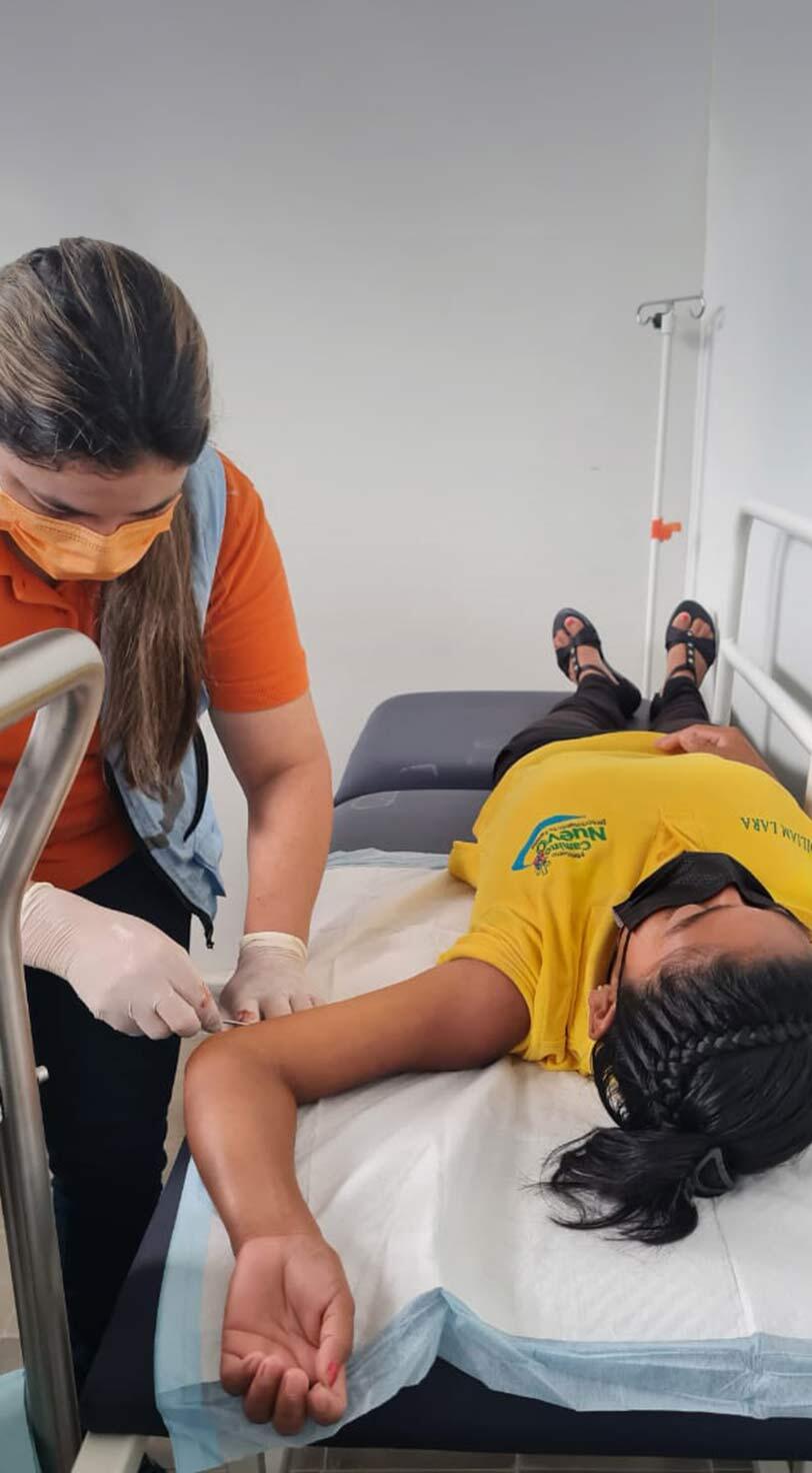 In April, the World Health Organization said family planning continued to be one of the most extensively disrupted health services in the world. The same month, UNFPA announced that nearly half of women in 57 countries are denied bodily autonomy, including decision-making power over contraception. A UNFPA health provider inserts a contraceptive implant in Cortes, Honduras. 