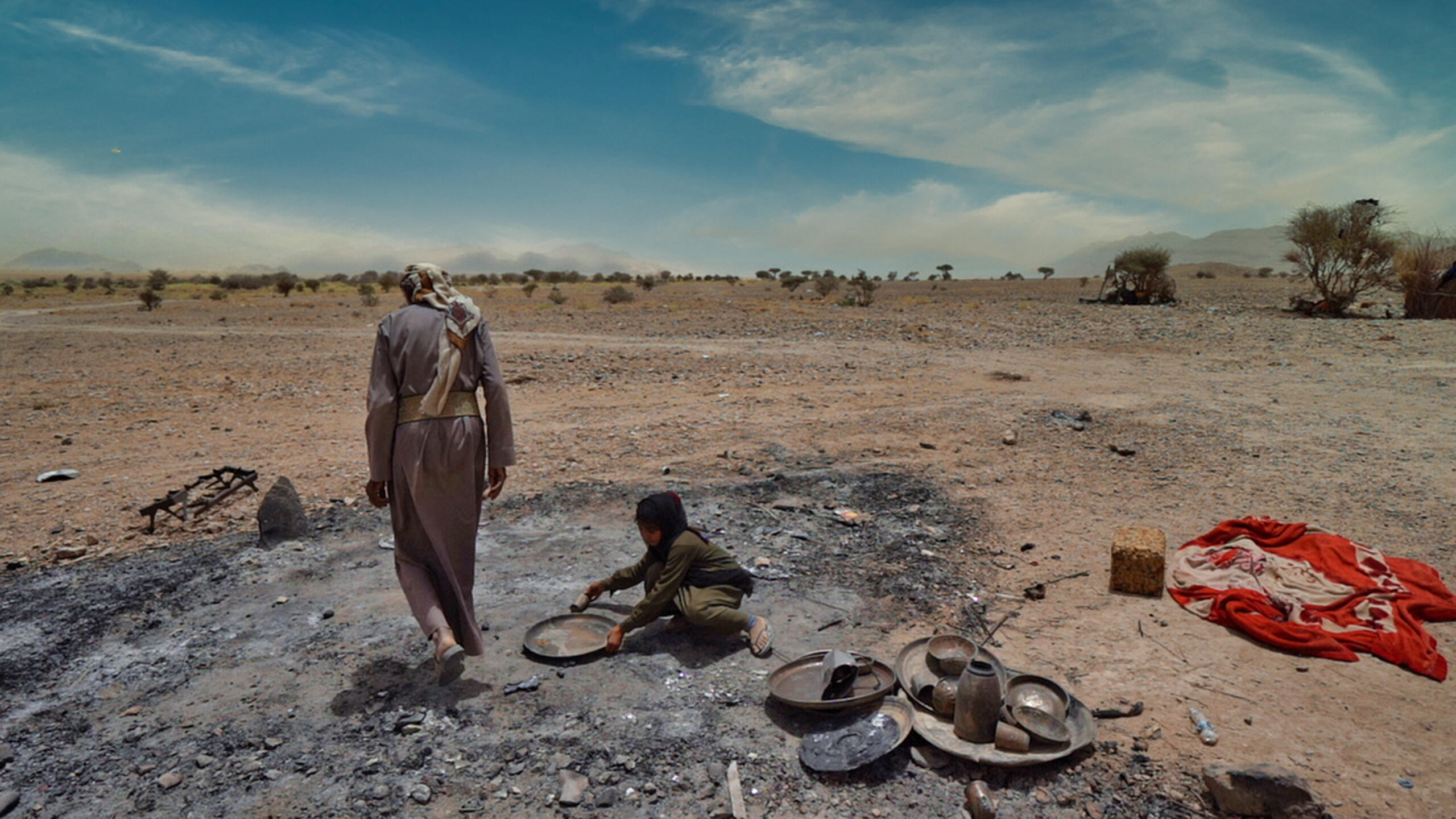 This year also saw humanitarian crises escalate. This family lost their shelter to a fire in a camp for people displaced by the gruelling conflict in Yemen. UNFPA continues to provide life-saving emergency sexual and reproductive health and protection services to thousands of women and girls displaced by the ongoing crisis in the country. 