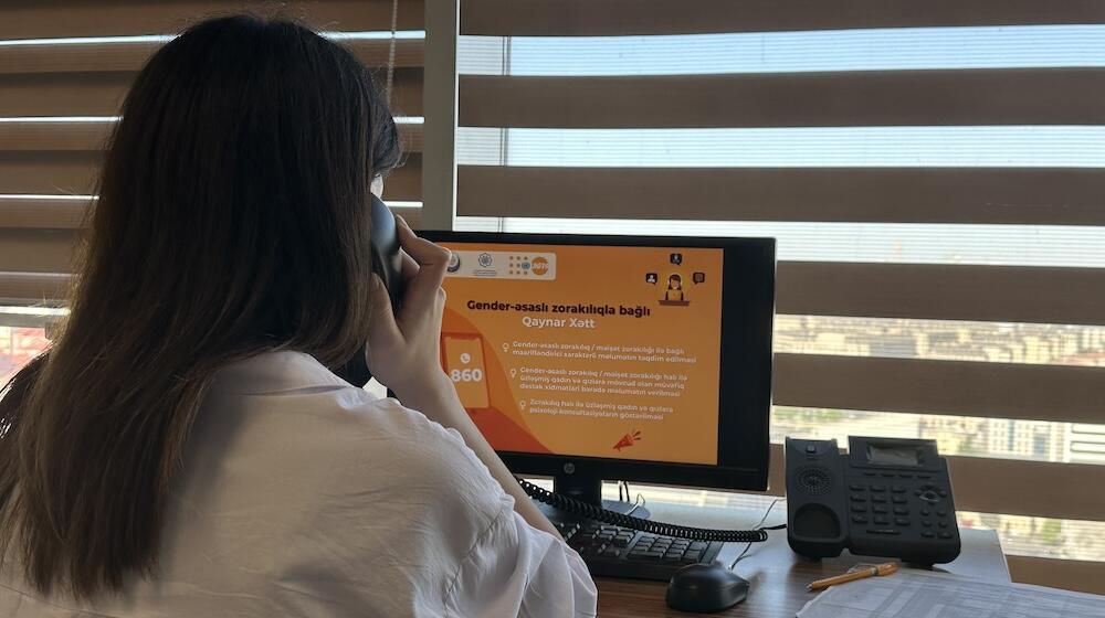 “Hope dies last”: UNFPA helpline empowers gender-based violence survivors in Azerbaijan