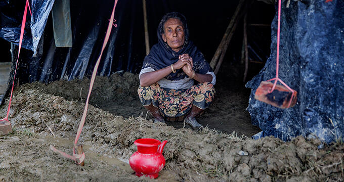 First monsoon rains descend on Rohingya refugee camps, omen of challenges ahead 