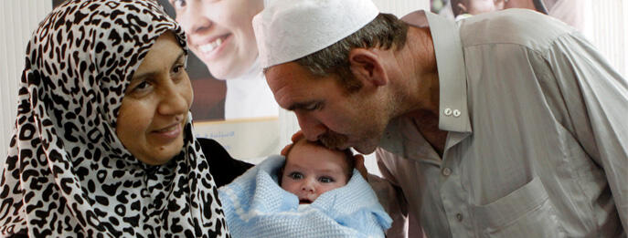 Syrian Refugee Delivers Safely in a UNFPA-Supported Clinic