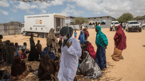 UNFPA's mobile clinics provide life-saving health services to women and girls in crisis zones, delivering maternal care, family planning, and gender-based violence support.