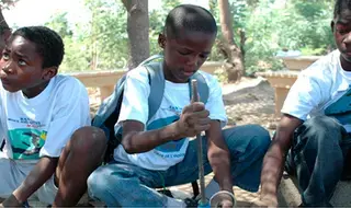 Day Camp Provides Young Haitians with Respite from the Boredom…