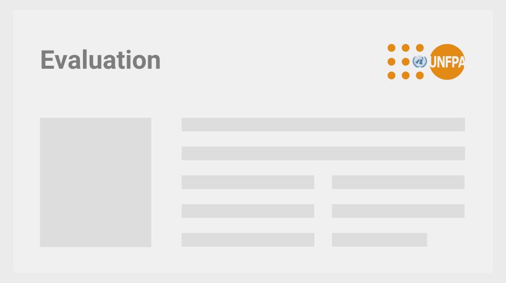 Evaluation of UNFPA Namibia 6th Country Programme 2019–2023